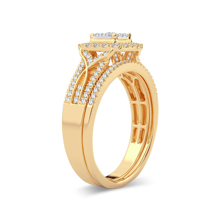 14K 0.50ct Diamond Bridal Ring