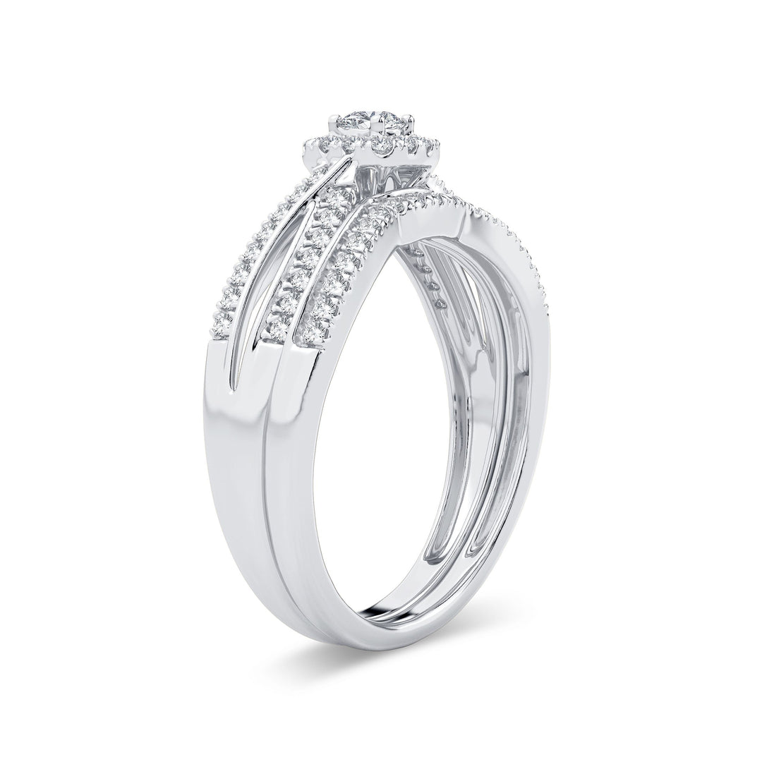 14K 0.33ct Diamond Bridal Ring