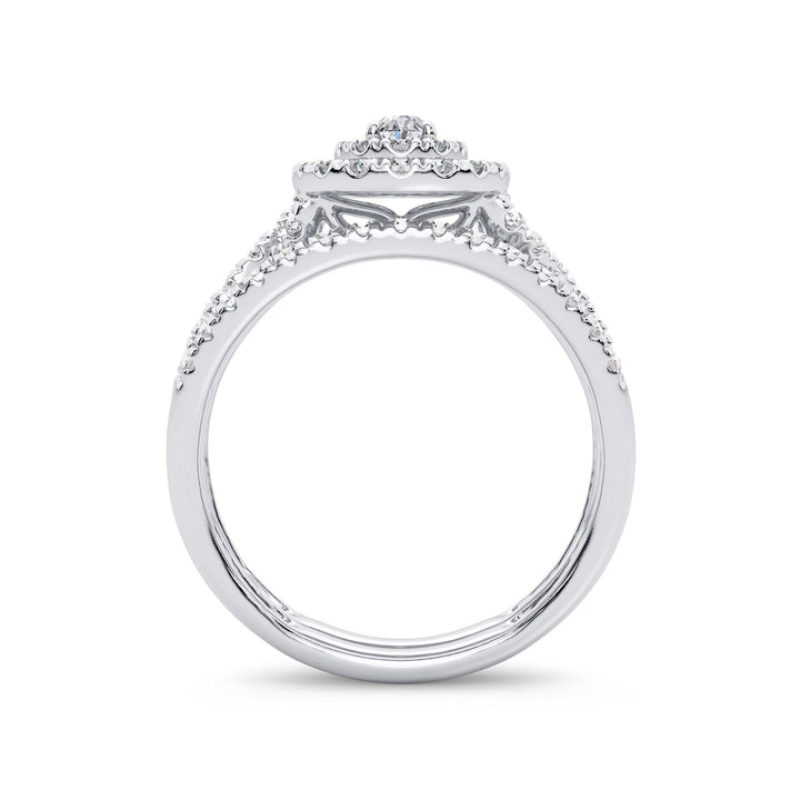 14K 1.00CT Diamond BRIDAL RING