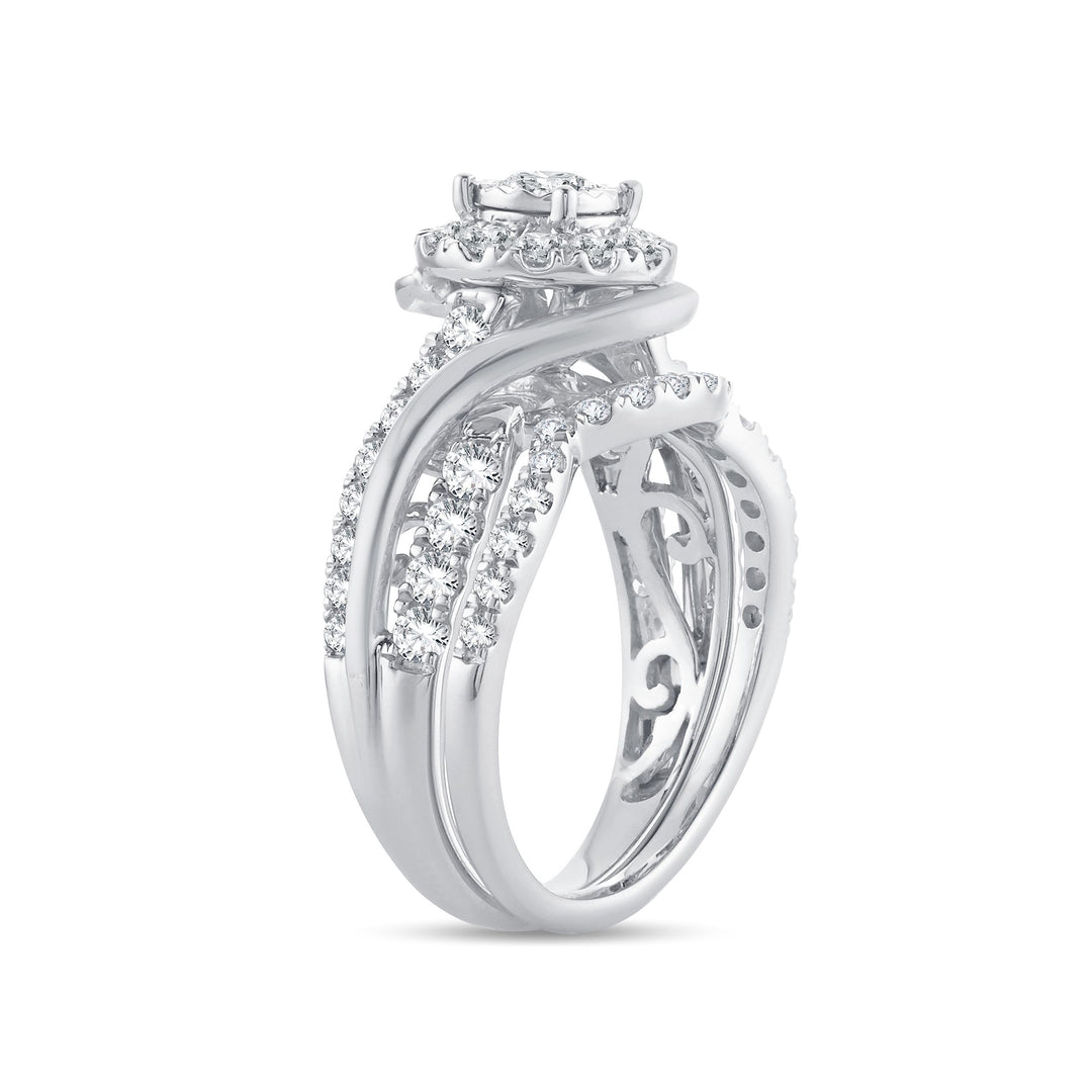 14K 1.10CT Diamond BRIDAL RING