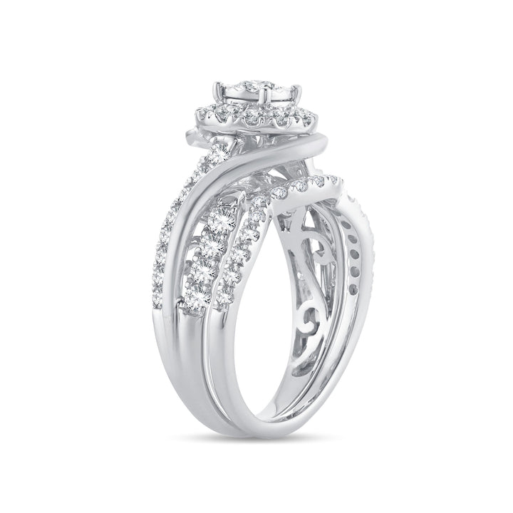 14K 1.10CT Diamond BRIDAL RING