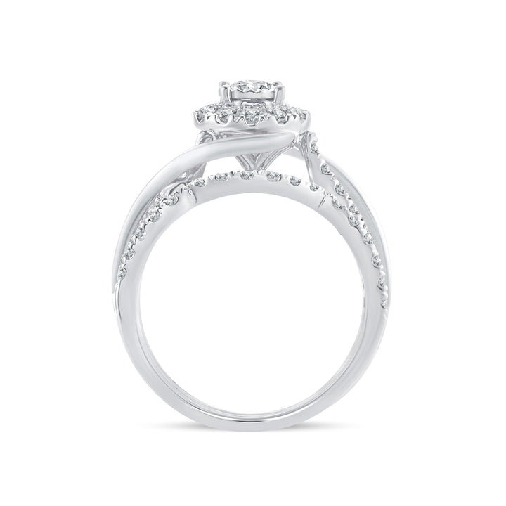 14K 1.10CT Diamond BRIDAL RING