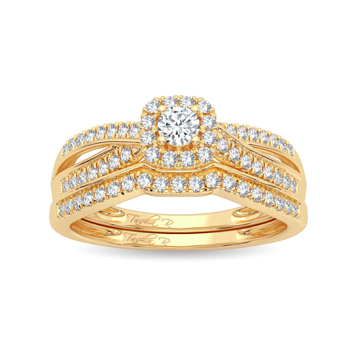 14K 0.33ct Diamond Bridal Ring