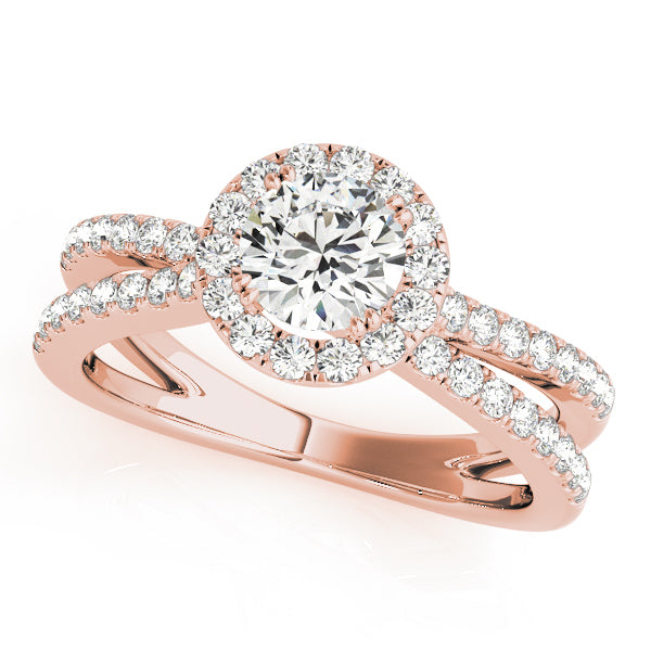 Halo Diamond Engagement Ring