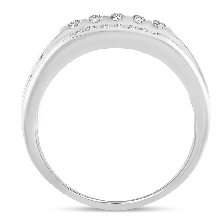 14K 0.50CT Mens Band