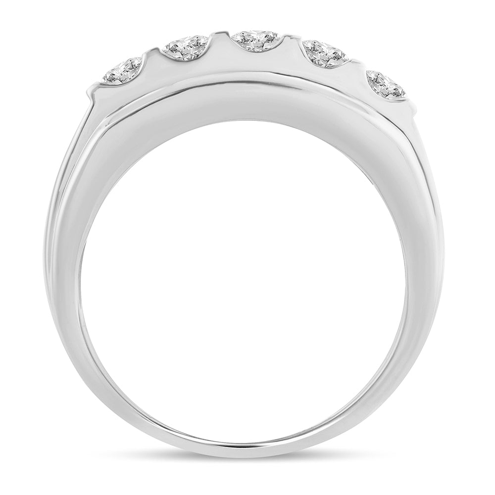 14K 2.00CT Diamond Mens Band