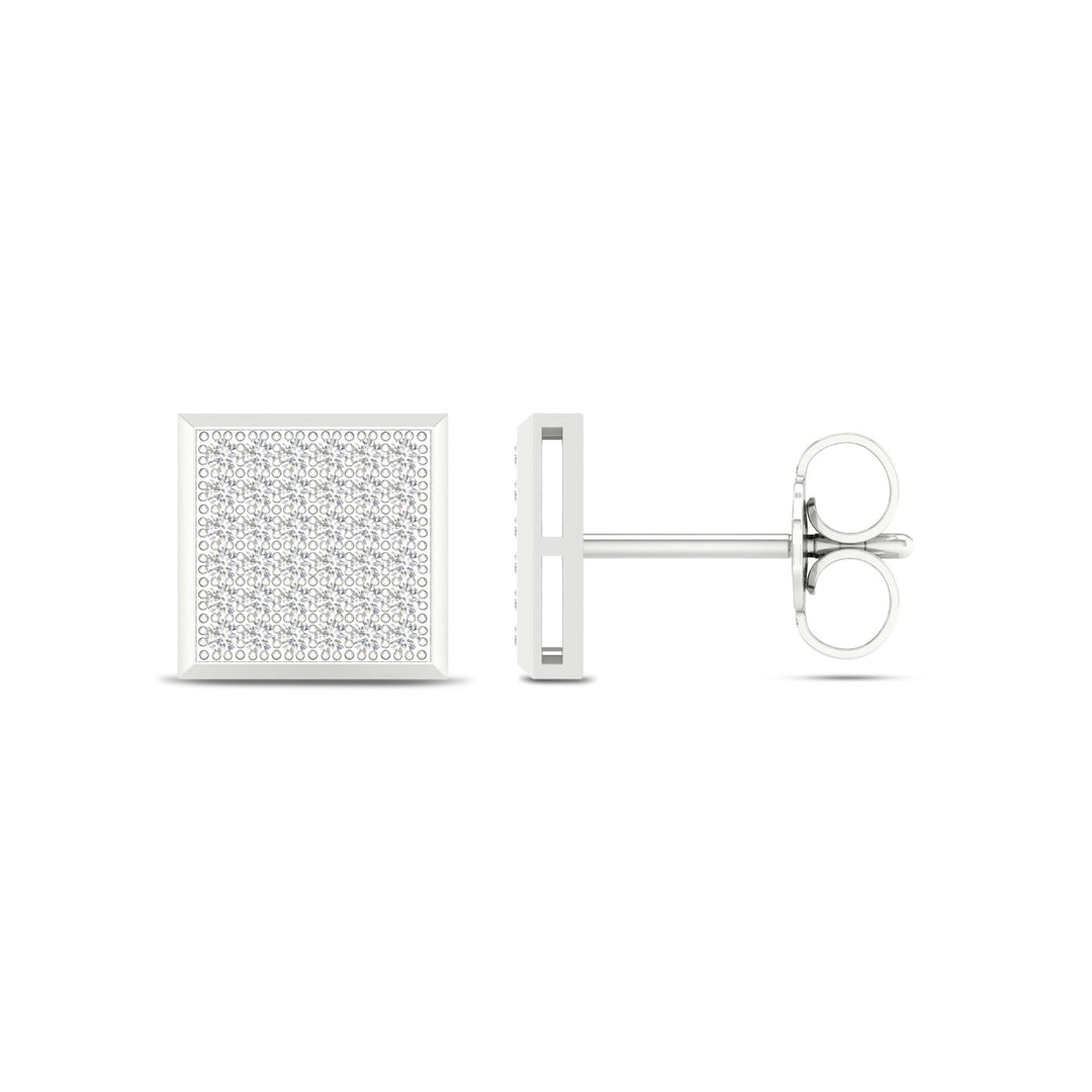 Elegant 10K 0.25CT  Diamond  Earring