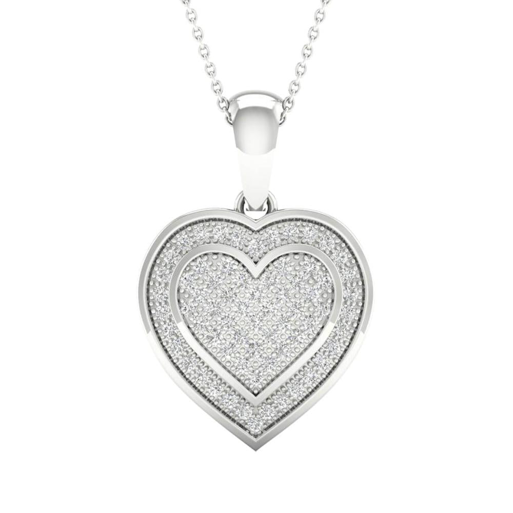 Exquisite 10K  0.20ct Diamond Pendant