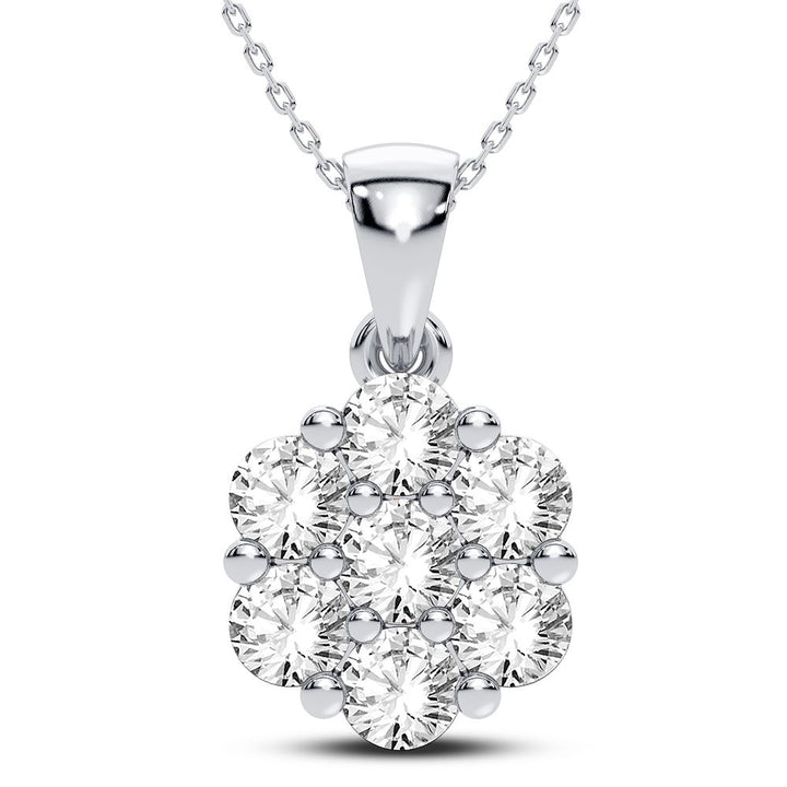 14K 0.75CT Diamond Pendant