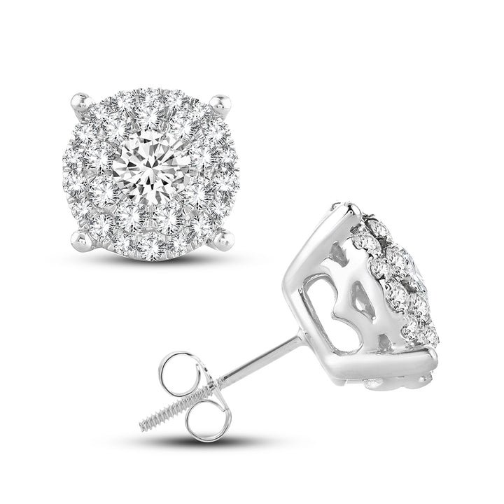 14K  1.54CT  Diamond Earring