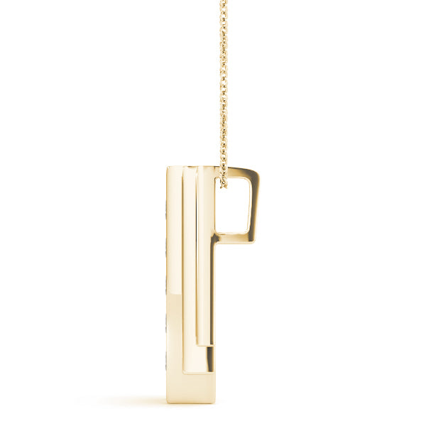 18K Yellow Gold Multi-Diamond Fashion Pendant