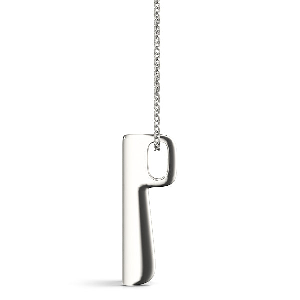 14K White Gold 1 CT Three Stone Diamond Pendant