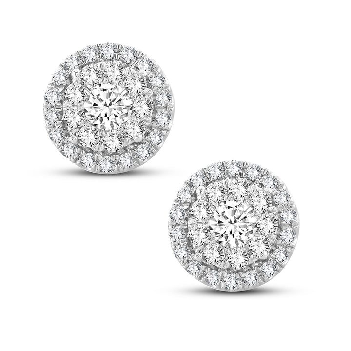 14K 1.01CT Diamond Earring