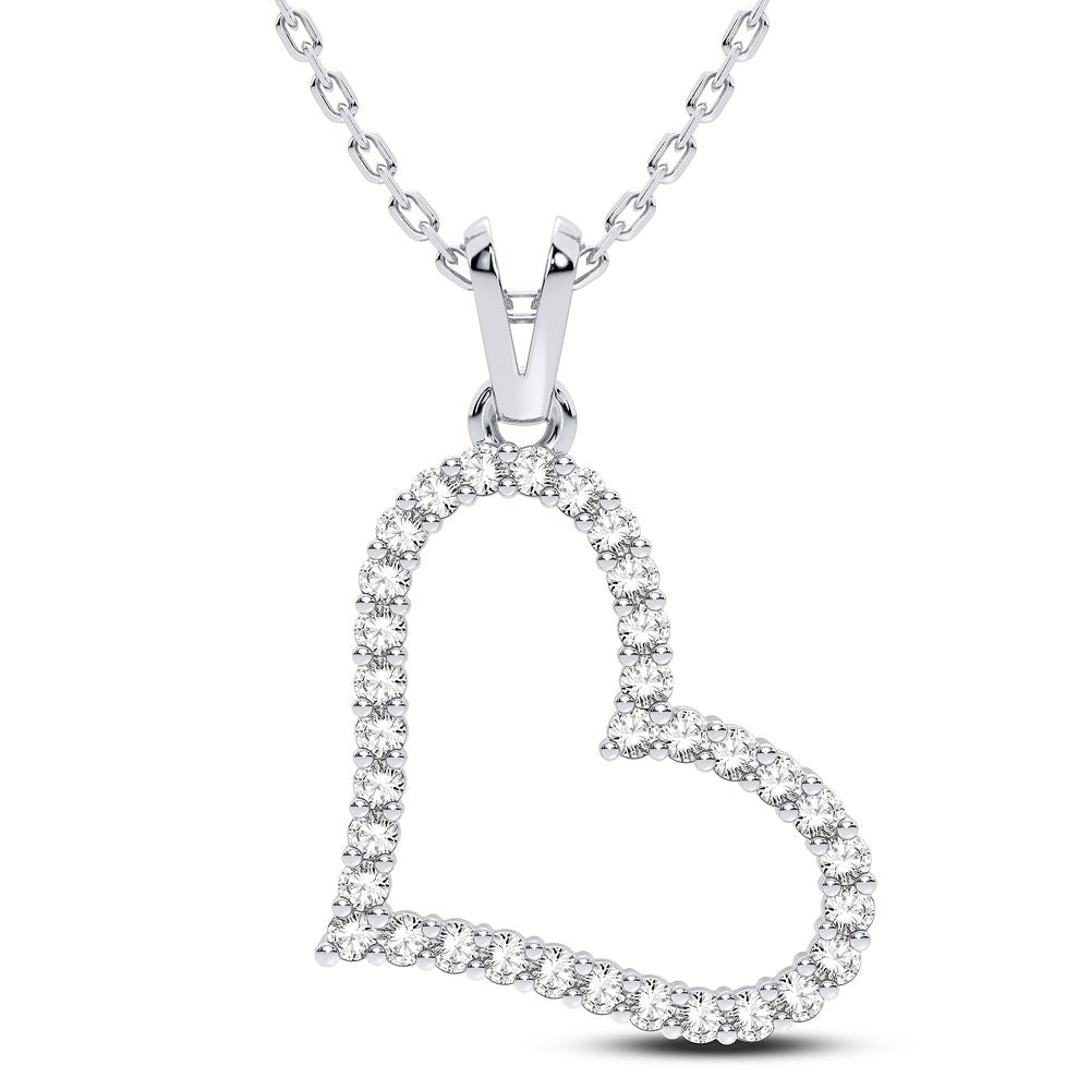 Gorgeous 14K 0.25CT Diamond Pendant