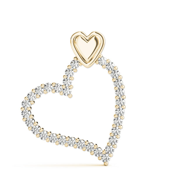 18K Yellow Gold Multi-Diamond Fashion Pendant