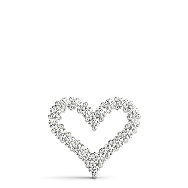 1 CT Diamond 18K White Gold Fashion Pendant