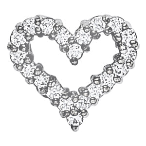 1 CT Diamond 18K White Gold Fashion Pendant