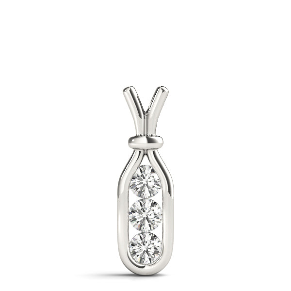 Diamond Three Stone Pendant