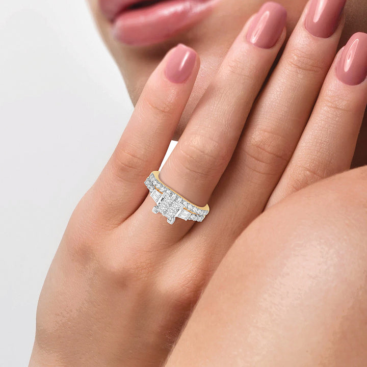 14K 1.50CT Diamond BRIDAL RING