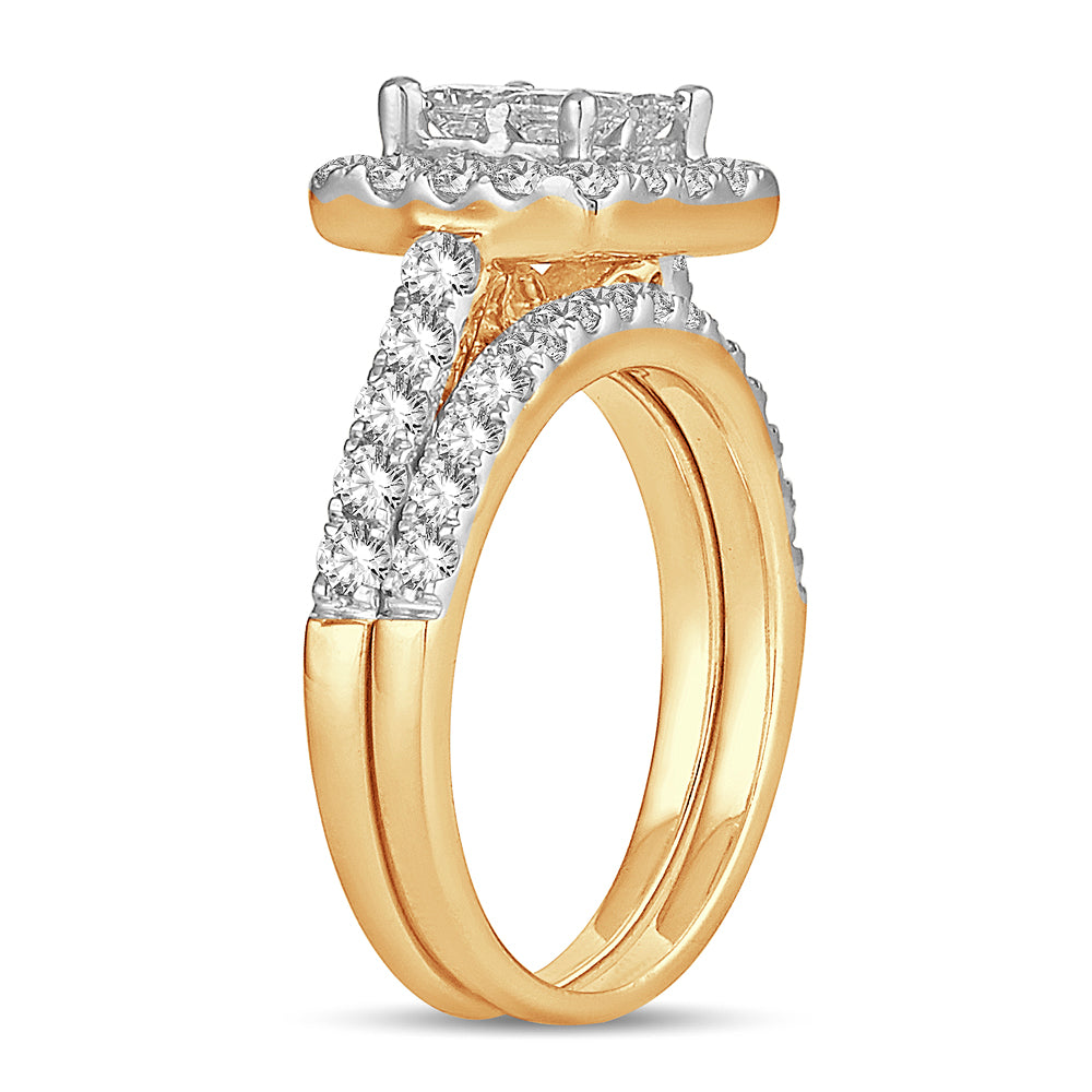 14K 1.75ct Bridal Ring