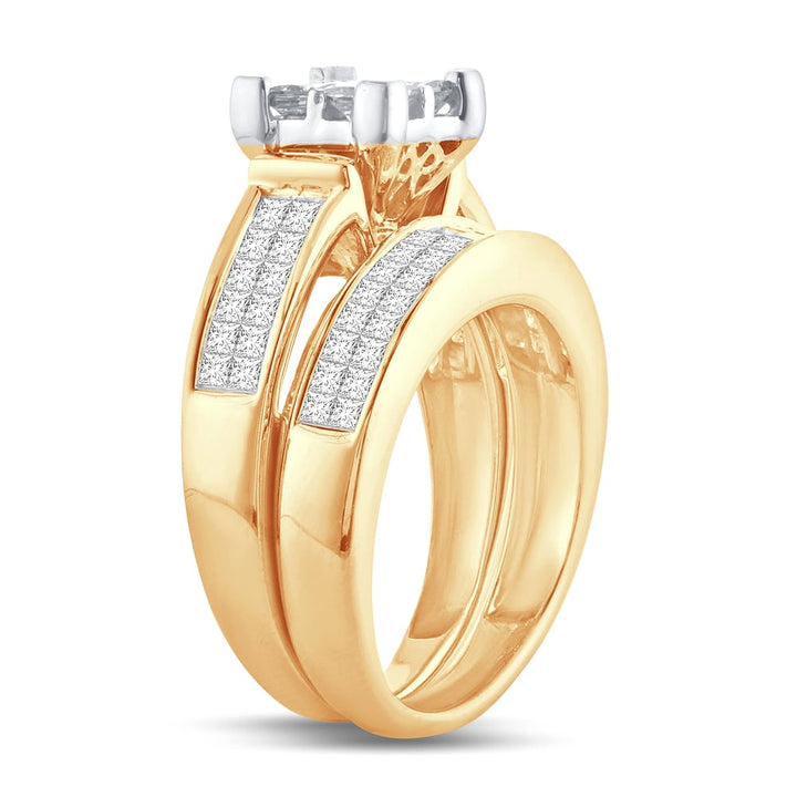 14K  2.00CT  DIAMOND  BRIDAL  RING