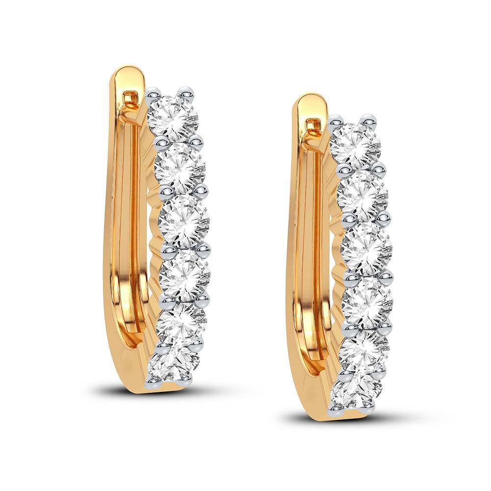 Gorgeous 14K 1.00CT Diamond Earring