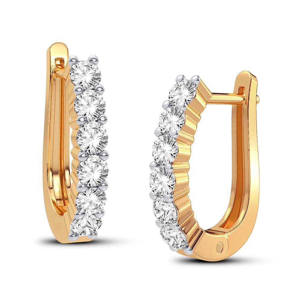 14K 1.00CT Diamond Earring