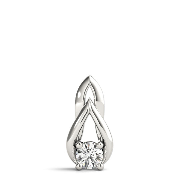 0.33 CT Round Diamond Solitaire Pendant