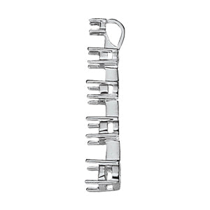 1 CT Platinum Round Diamond Journey Pendant