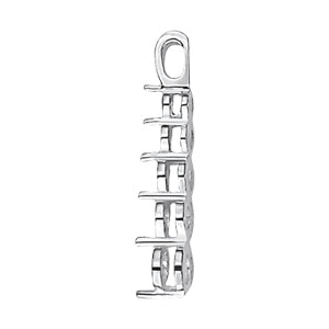 0.86 CTW Round Diamond Journey Pendant