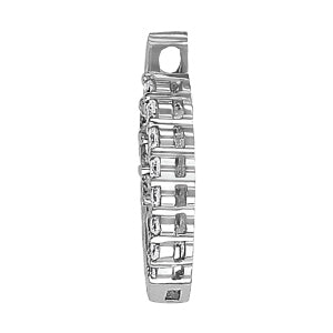 1 CT Platinum Round Diamond Journey Pendant