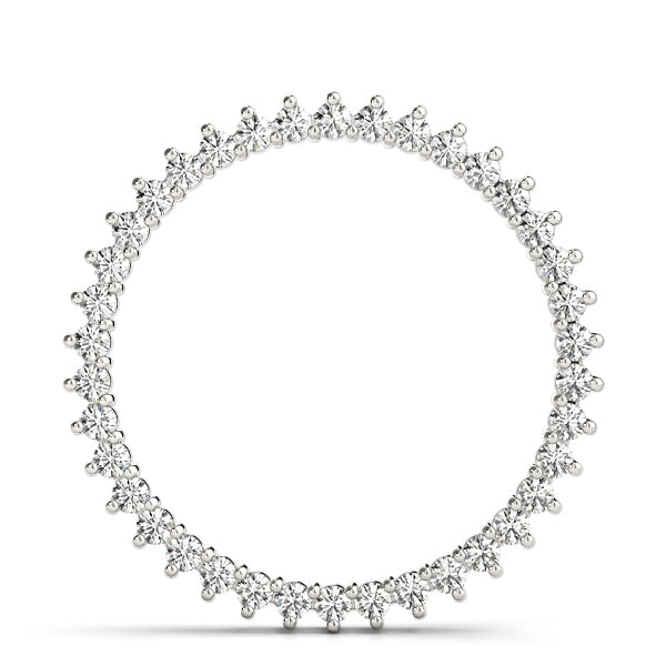Multi-Diamond Circle Pendant