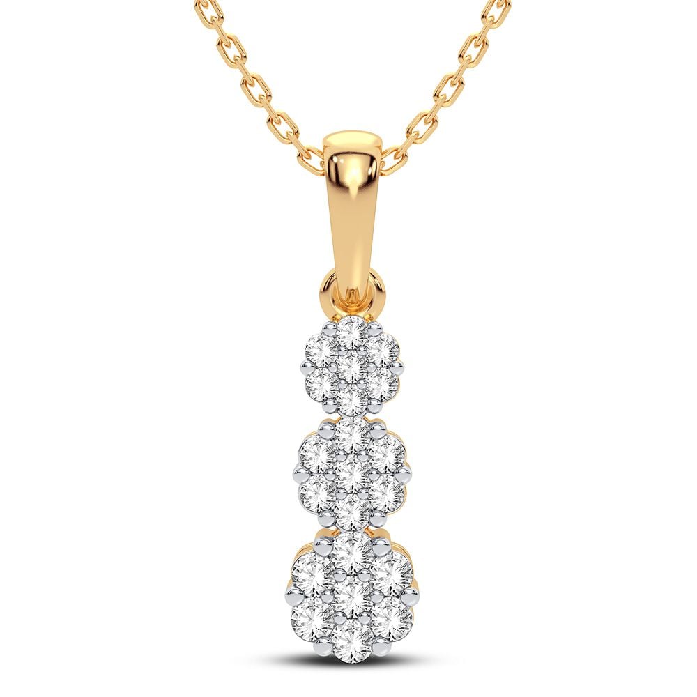 Beautiful 14K 0.50CT Diamond Pendant