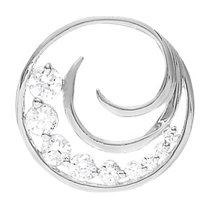 Round Diamond Journey Pendant
