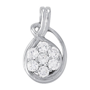 7-Stone Round Diamond Fashion Pendant