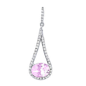 White Gold 1/4 CT Diamond Fashion Pendant