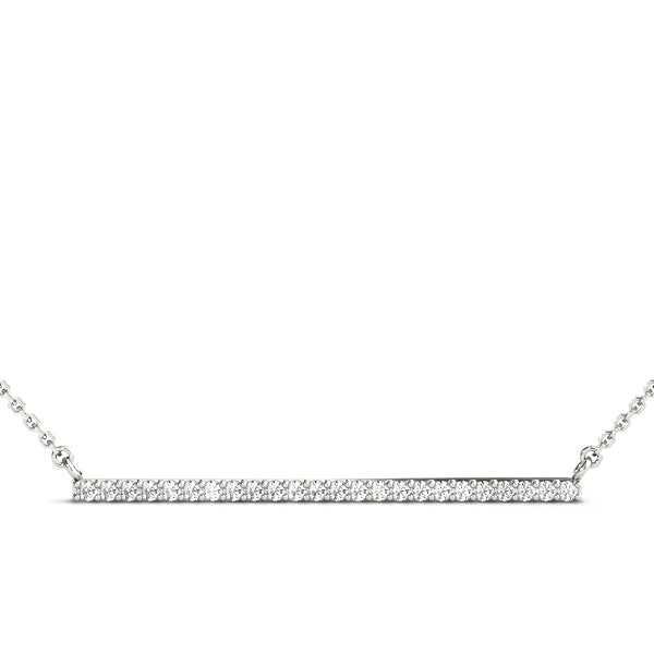 18K White Gold Diamond Fashion Pendant