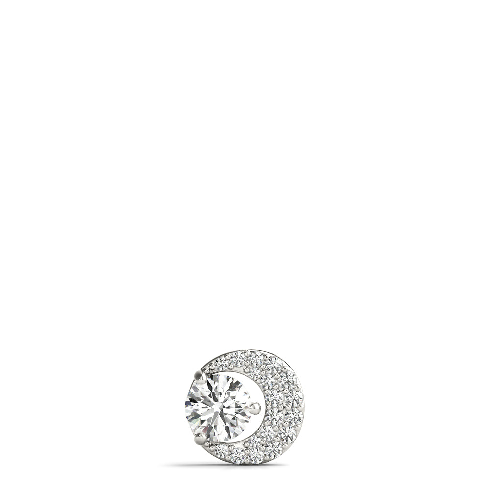 Multi-Diamond Round Solitaire Pendant
