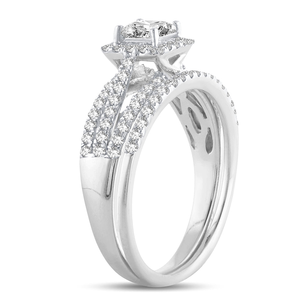 14K 1.00CT DIAMOND BRIDAL RING