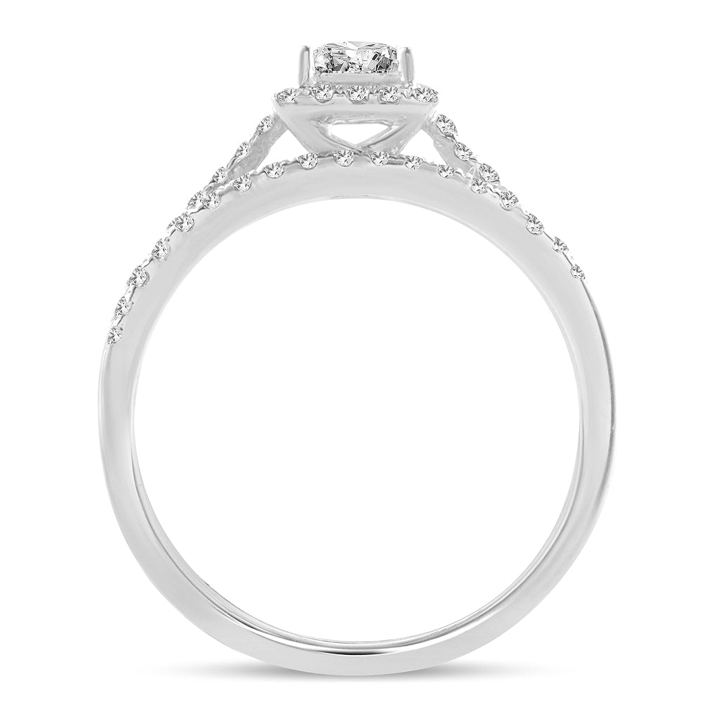 14K 1.00CT DIAMOND BRIDAL RING