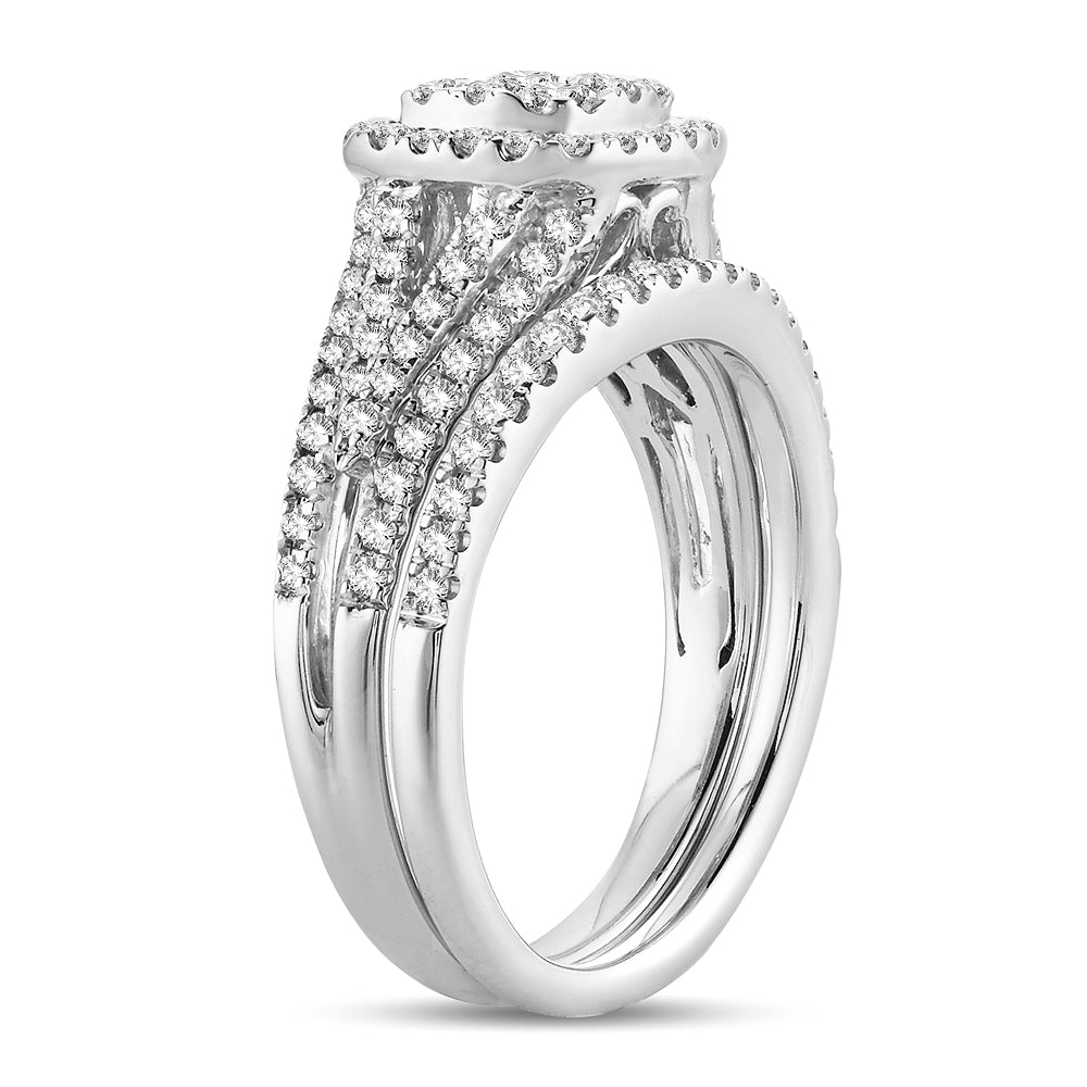 14K 1.00CT Diamond BRIDAL SET