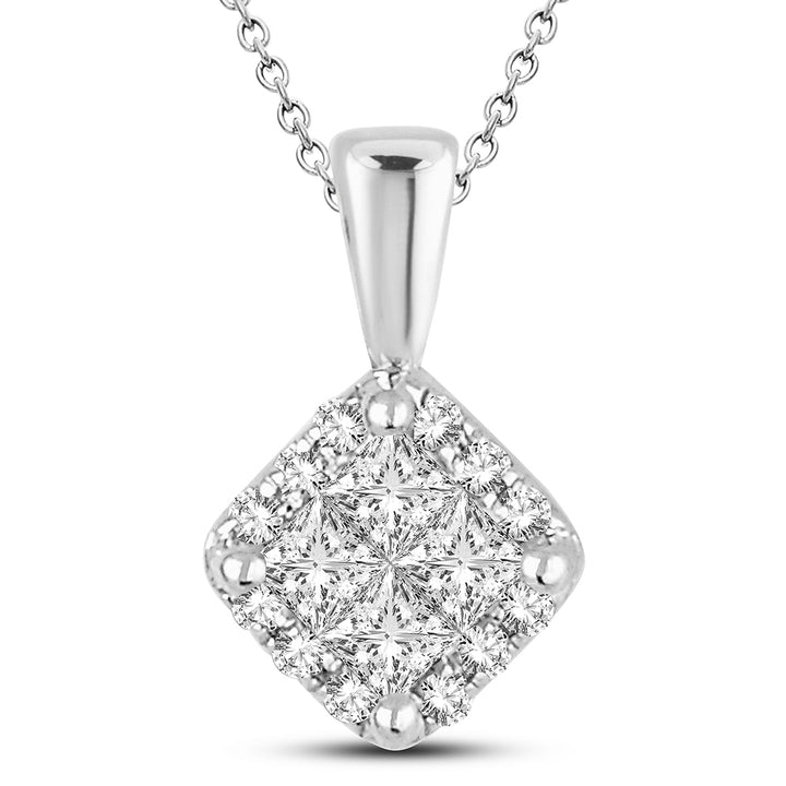 14k 0.25ct Diamond Pendant