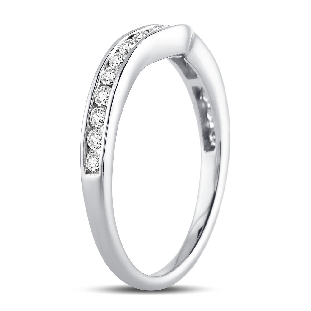 14K 0.34CT Diamond Enhancer Band