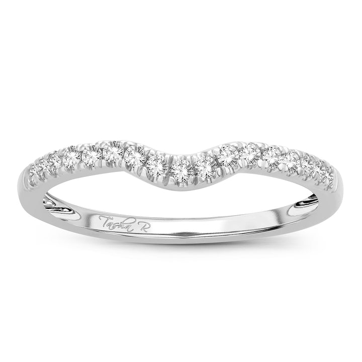 14K 0.20CT Diamond Enhancer Band