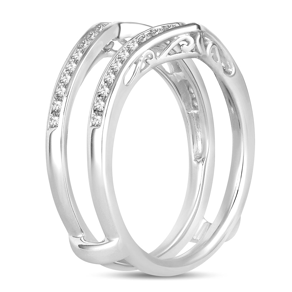 14K 0.38CT Diamond RING GUARD