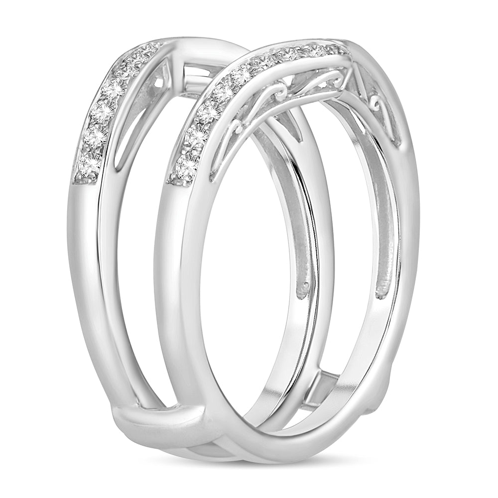 14K 0.33CT Diamond RING GUARD