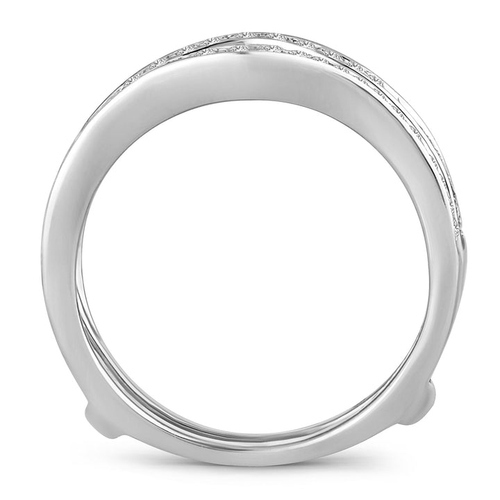 14K 0.40CT Diamond RING GUARD