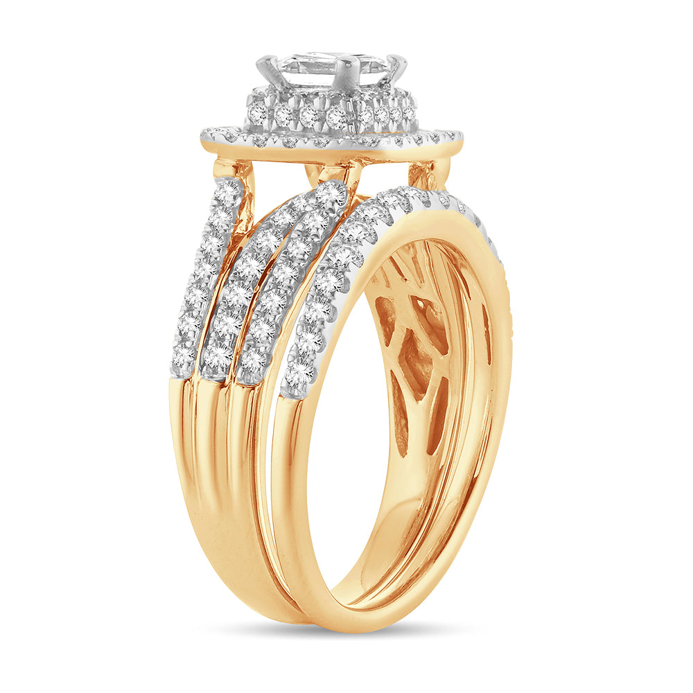 14K 1.50CT Diamond BRIDAL RING