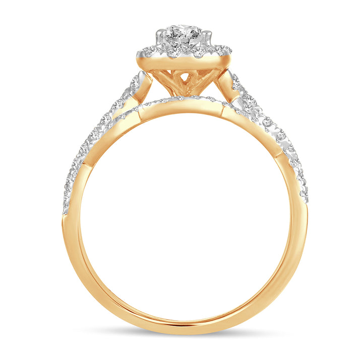 14K 1.40CT DIAMOND BRIDAL RING