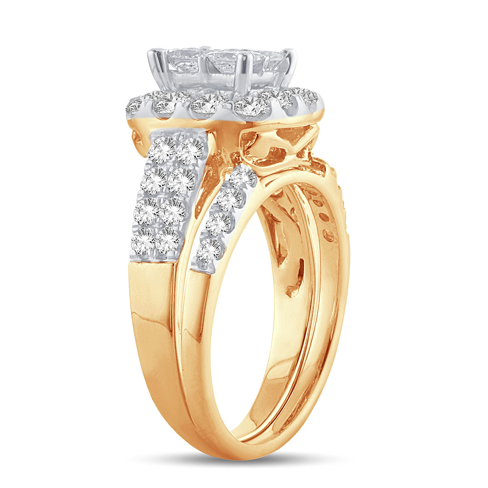 14K 2.05ct Diamond Bridal